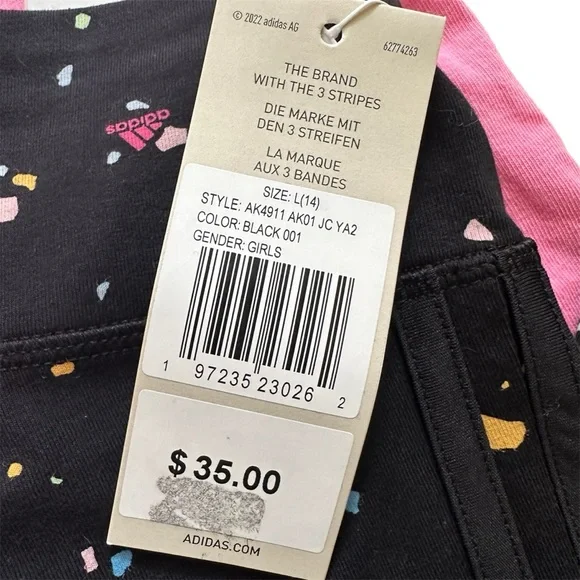Adidas Girls Tank and Leggings Set Size L NWT - Picture 15 of 16